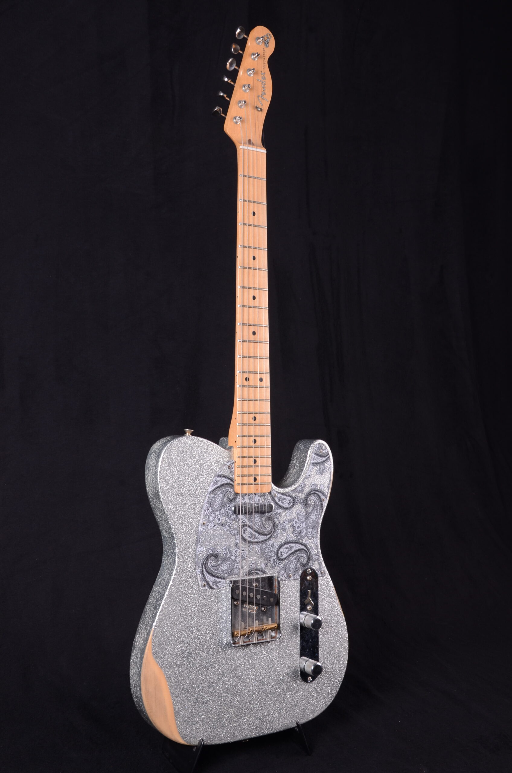 Fender Brad Paisley Road Worn Telecaster MN Silver Sparkle – Bild 2