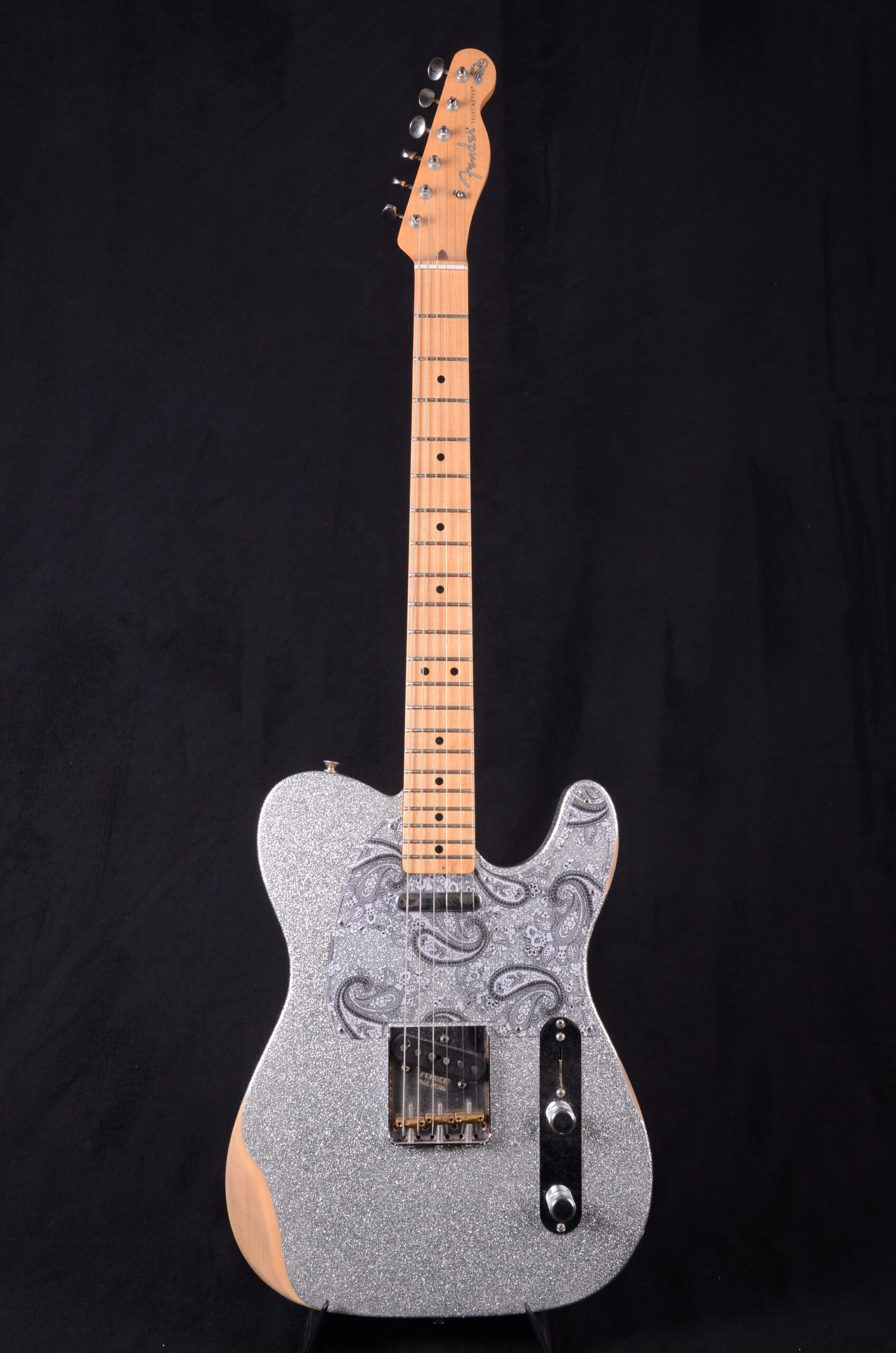 Fender Brad Paisley Road Worn Telecaster MN Silver Sparkle – Bild 4
