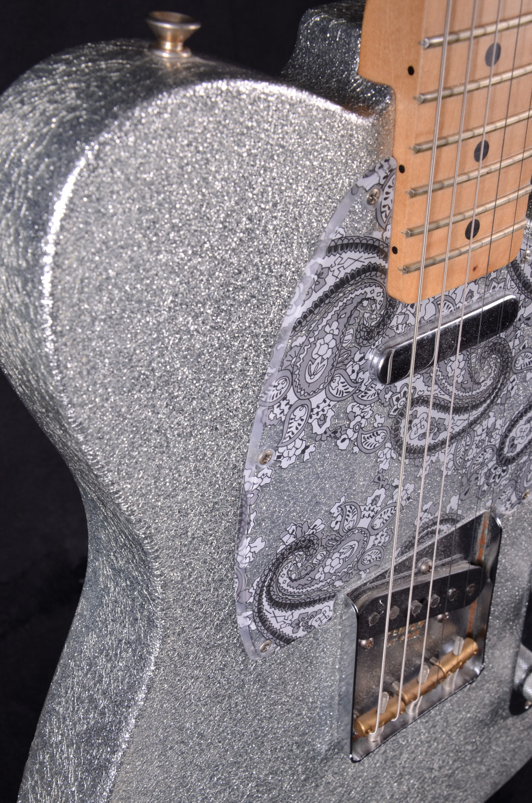 Fender Brad Paisley Road Worn Telecaster MN Silver Sparkle – Bild 6