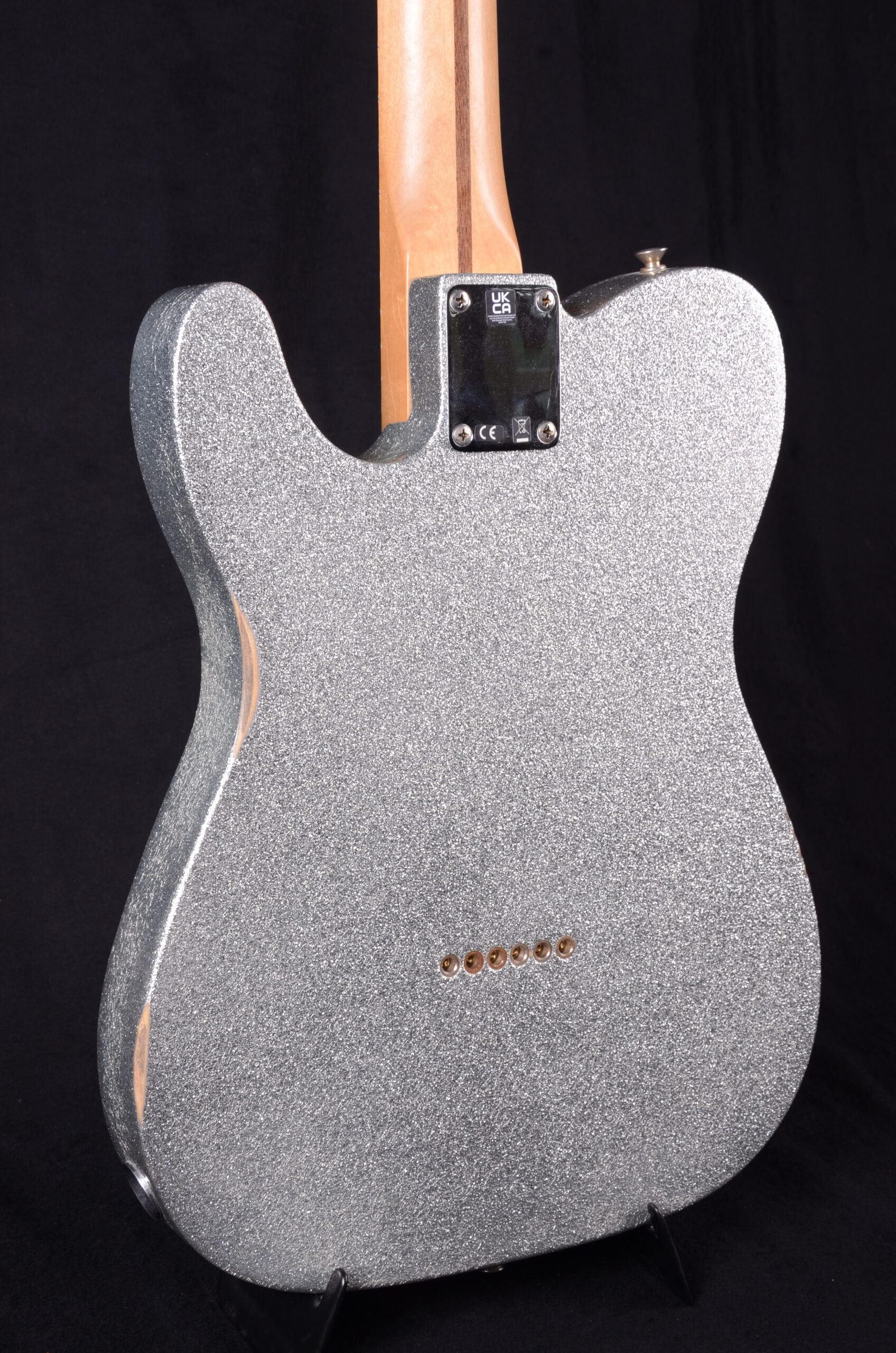Fender Brad Paisley Road Worn Telecaster MN Silver Sparkle – Bild 11