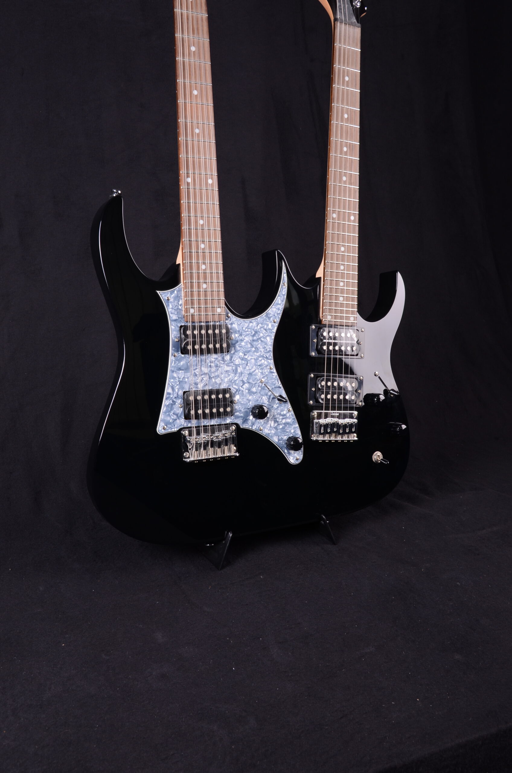 Ibanez 60-GRGTW-BK Doppelhals-Gitarre