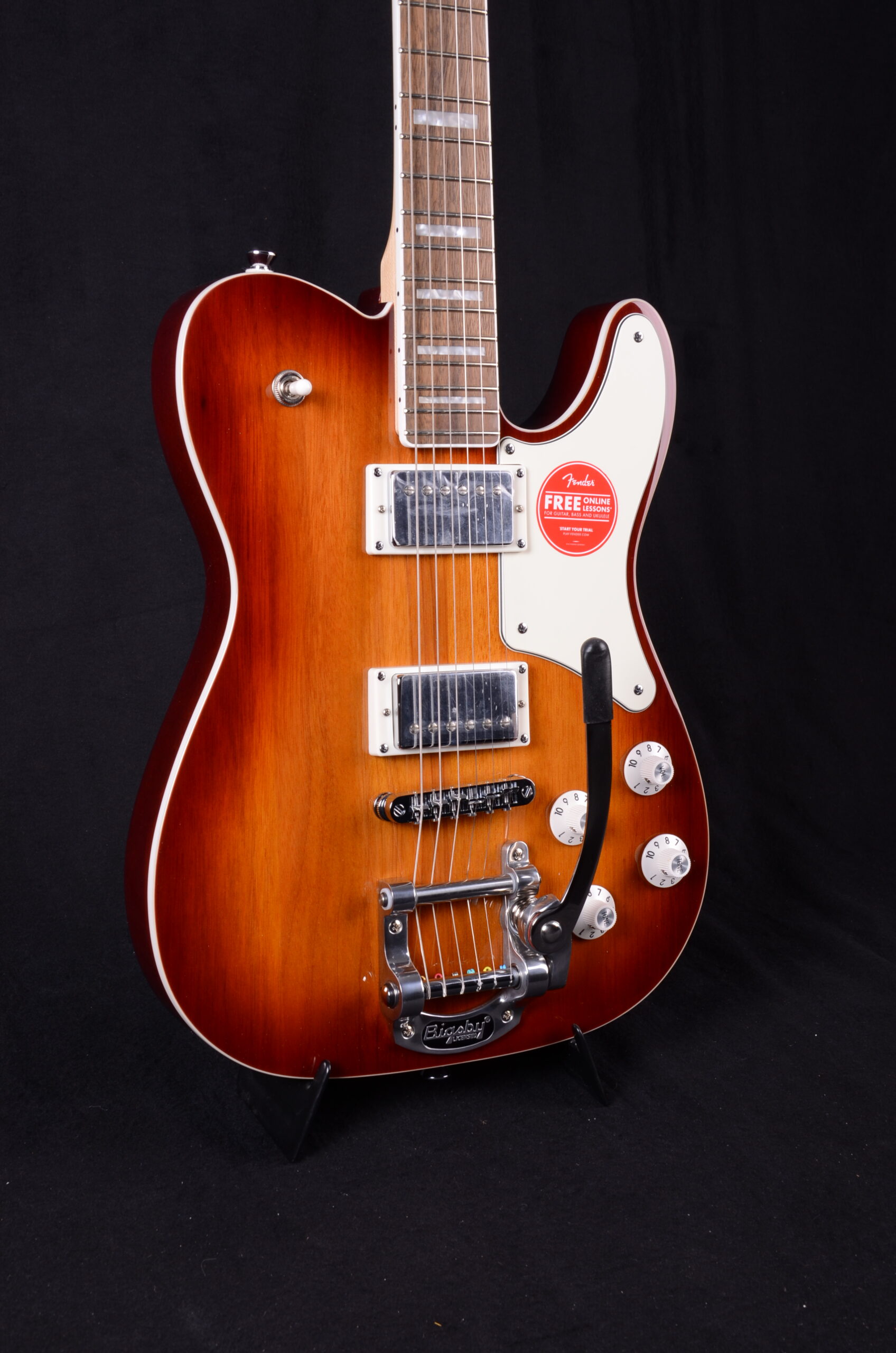 Squier Paranormal Troubl Tele DLX Bigs LRL HSB