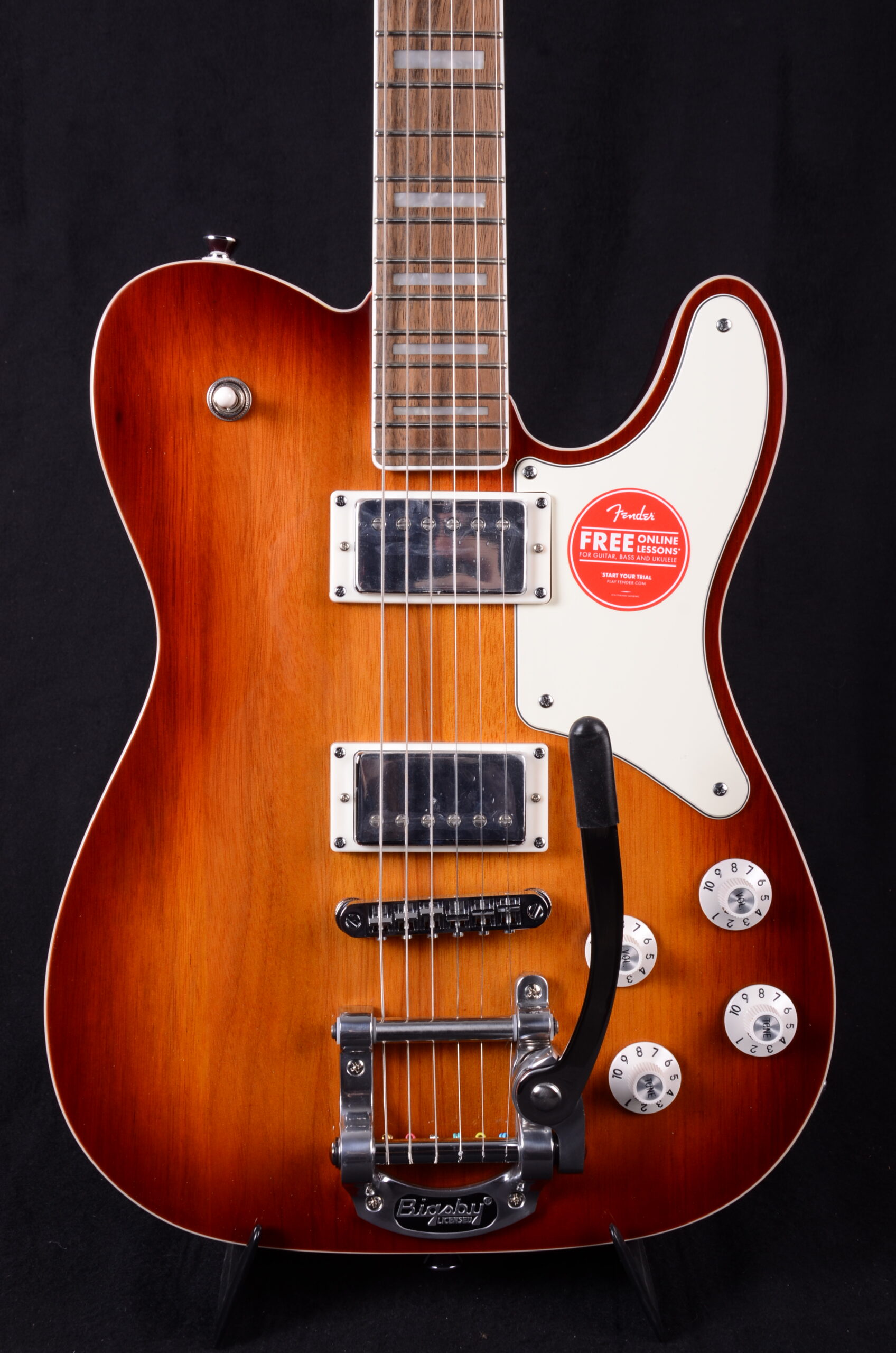 Squier Paranormal Troubl Tele DLX Bigs LRL HSB – Bild 3