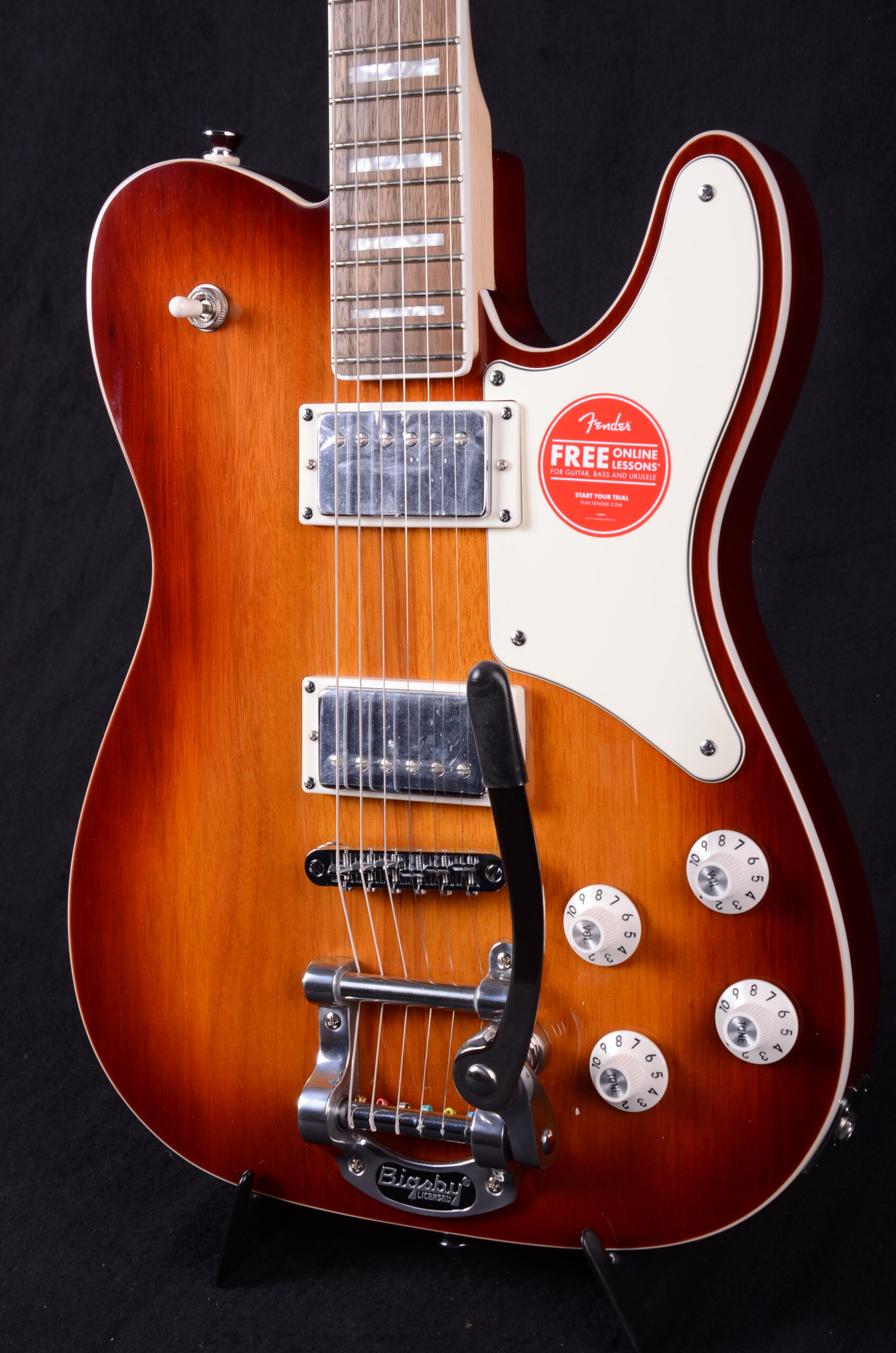 Squier Paranormal Troubl Tele DLX Bigs LRL HSB – Bild 5